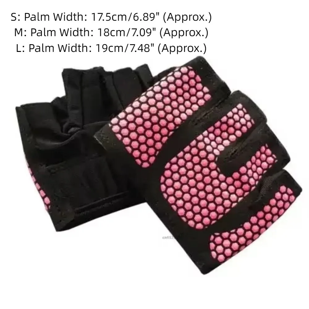 1 زوج تنفس رياضة نصف اصبع قفازات المضادة للانزلاق التباين اللون قفازات ركوب الدراجات سيليكون مكافحة خسر اللياقة البدنية قفازات الصالة الرياضية #6