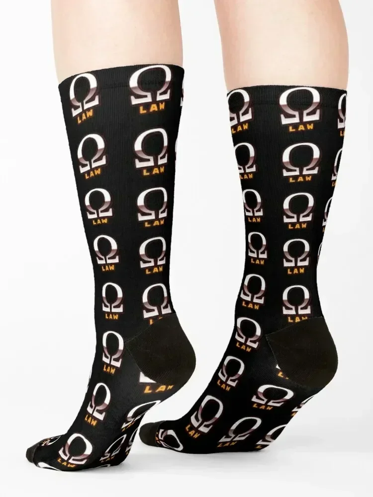 Ohm's Law Logo Socks hip hop essential Children's Socks For Women Men's