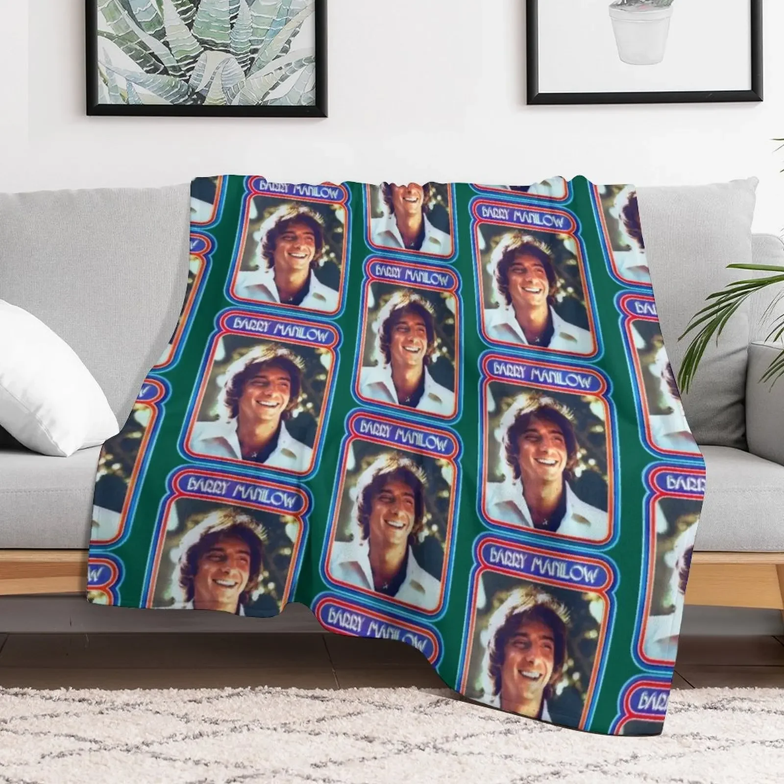 Barry Manilow Throw Blanket Warm Bed Fashionable Blankets