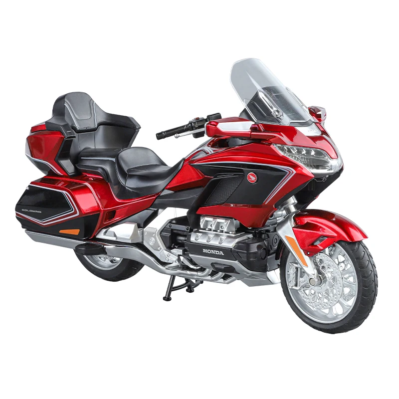 Modèle de moto de tourisme moulé sous pression pour enfants, son et lumière, Honda Gold Wing GL800, 2021, alliage, rue, luxe, loisirs, jouets, cadeau, 1:11