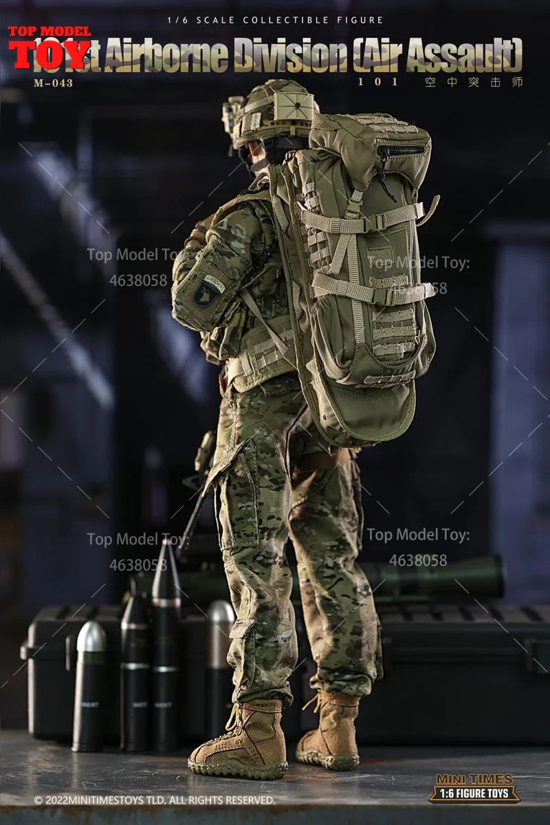 mini times toys M043 1/6 Scale US 101 Air Force Assault Division Full Set Moveable MaleSolider Action Figure For Collection Gift