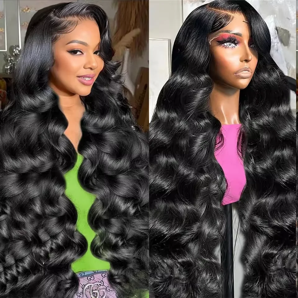 Body Wave Lace Front Wigs Human Hair 13x4 13x6 Transparent Lace Frontal Wig 220 Density Brazilian 4x4 Lace Closure Wig