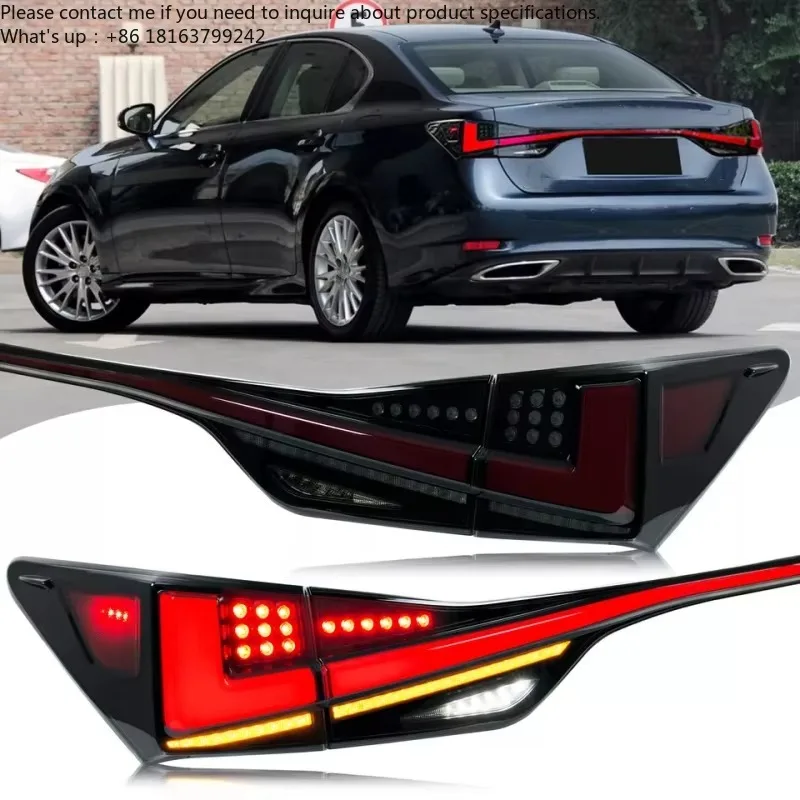 

Factory Price LED Tail Lights Fit for GS250 350 450h 2012-2021 year Custom Taillight Back Light Modified Rear Lamp