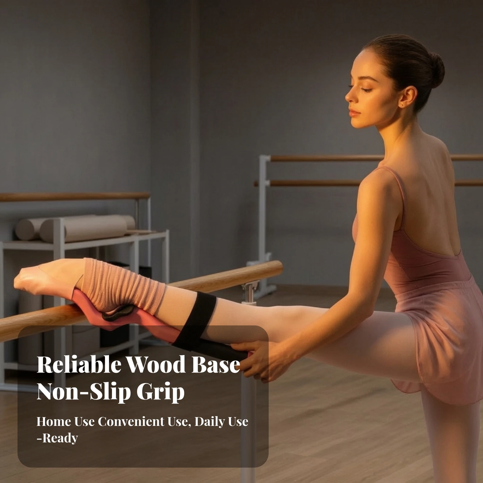 Ballet Foot Arch Shaper Flexibility Improving Foot Stretcher with Resistance Band Toe Point Training Device Contoured