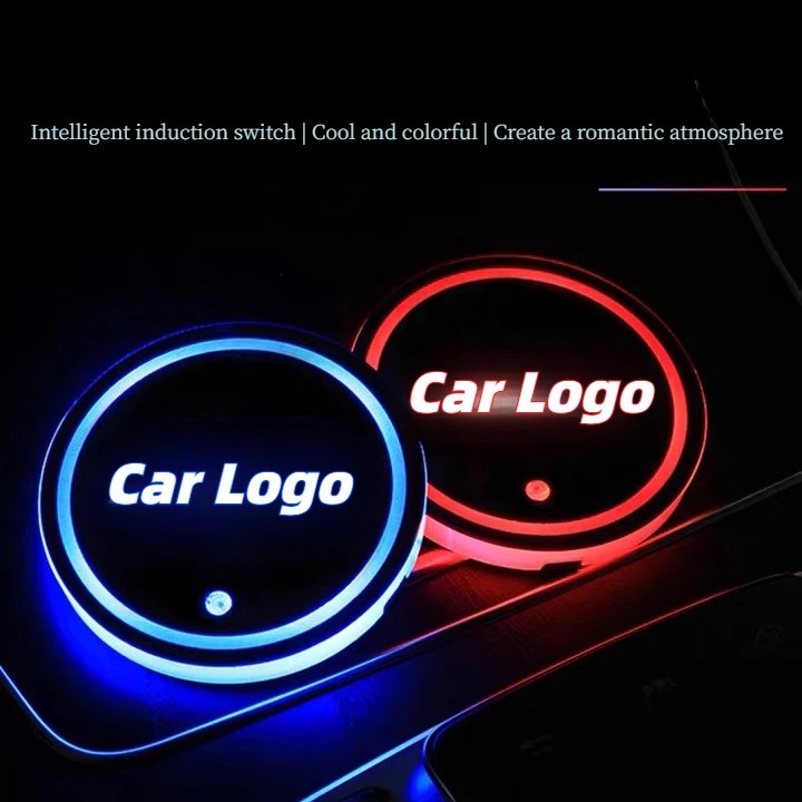 For Changan UNIV Luminous Water Cup Light Water Coaster Car Interior Decoration Decoration Atmosphere Light