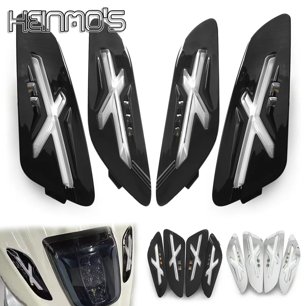 

Motorcycle Front Rear Turn Signal Light Bright Indicator Running Lamp Flashers Compatible with Vespa Primavera Sprint 150 125