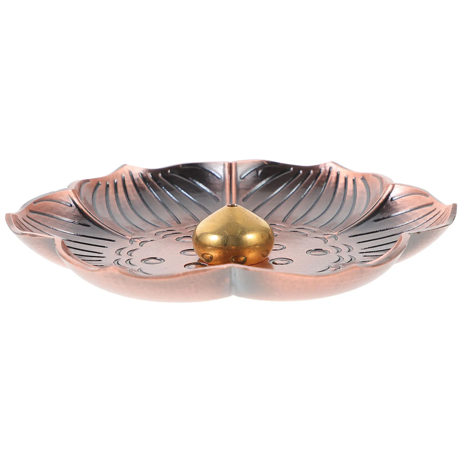 

Multi-functional Alloy Incense Burner Dish Creative Plum Blossom Incense Burner Stand Incense Stick Holder Portable Tray (Plum B