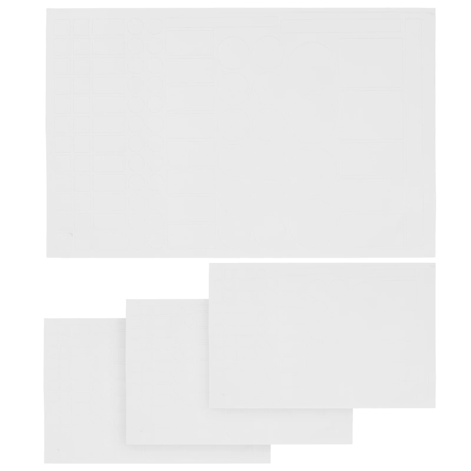 4 Sheets Blackout Sticker LED Stickers for Windows Convenient Light Waterproof Blocking Dimming Eva