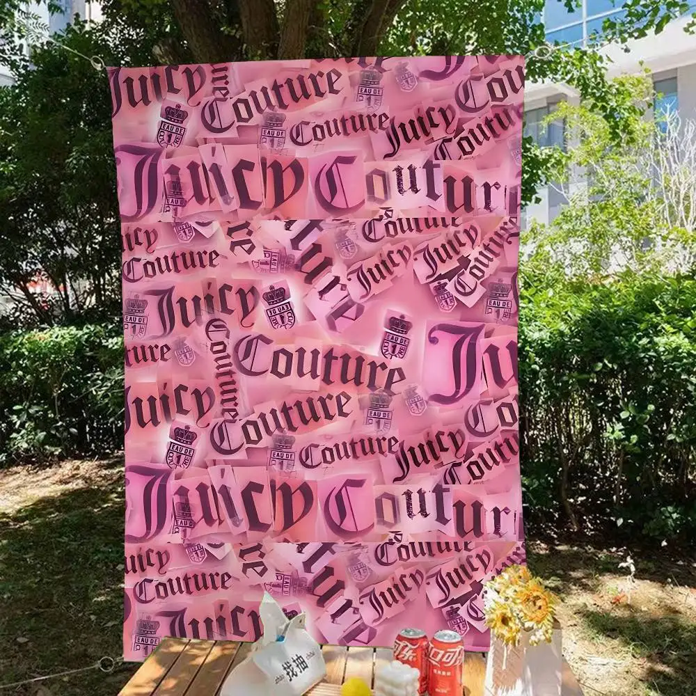 J-Juicy C-Couture Large Size Flags Printing Patterns Interesting Birthday Party Decorations Banner
