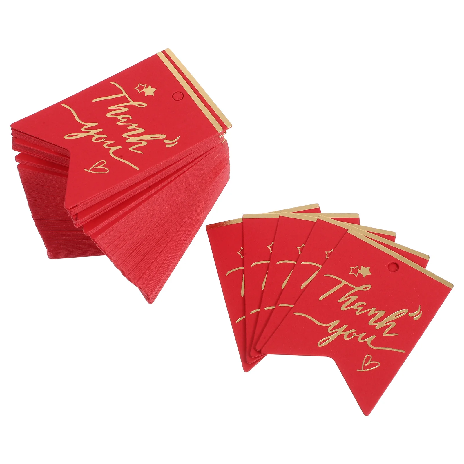100 قطعة من علامات تعليق تغليف الهدايا، ملصق شكر ممتاز لحفلات الزفاف وحفلات أعياد الميلاد، ملصقات ورقية مستديرة ذاتية الصنع #2