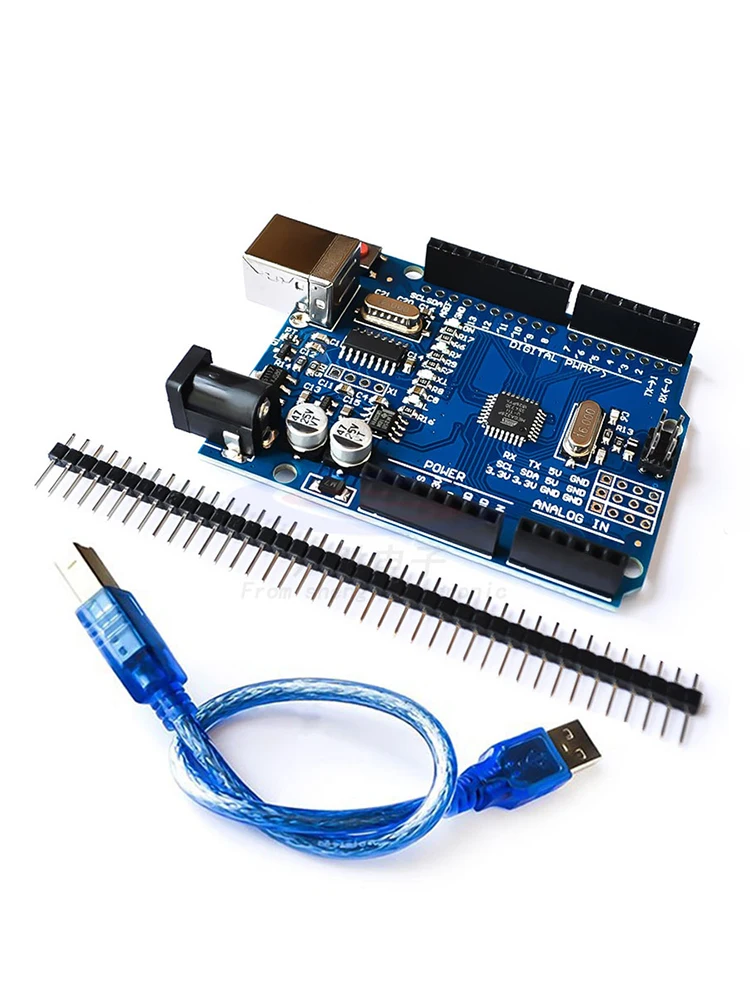 لوحة تطوير UNO R3 الجديدة ATmega328P متحكم صغير نسخة محسنة لوحة تحكم التعلم للتطوير