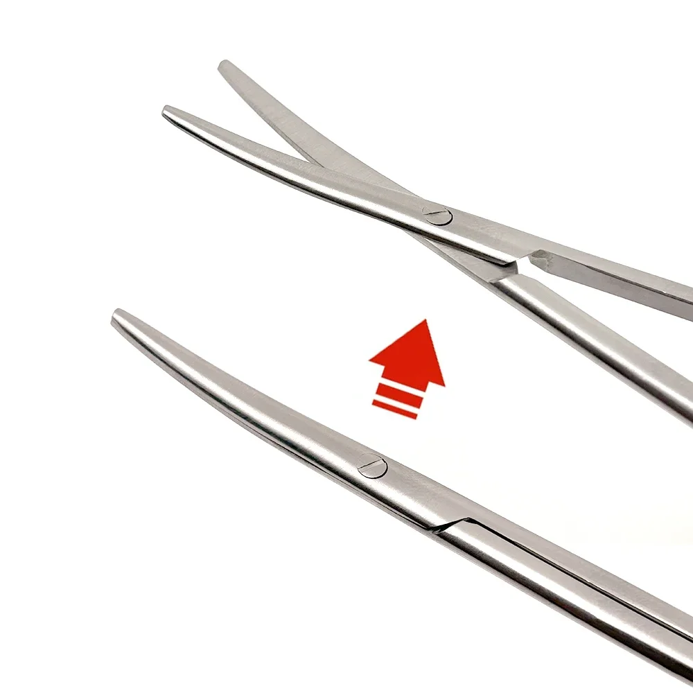 Dental Metzenbaum Scissors 14cm Wide Narrow Tips