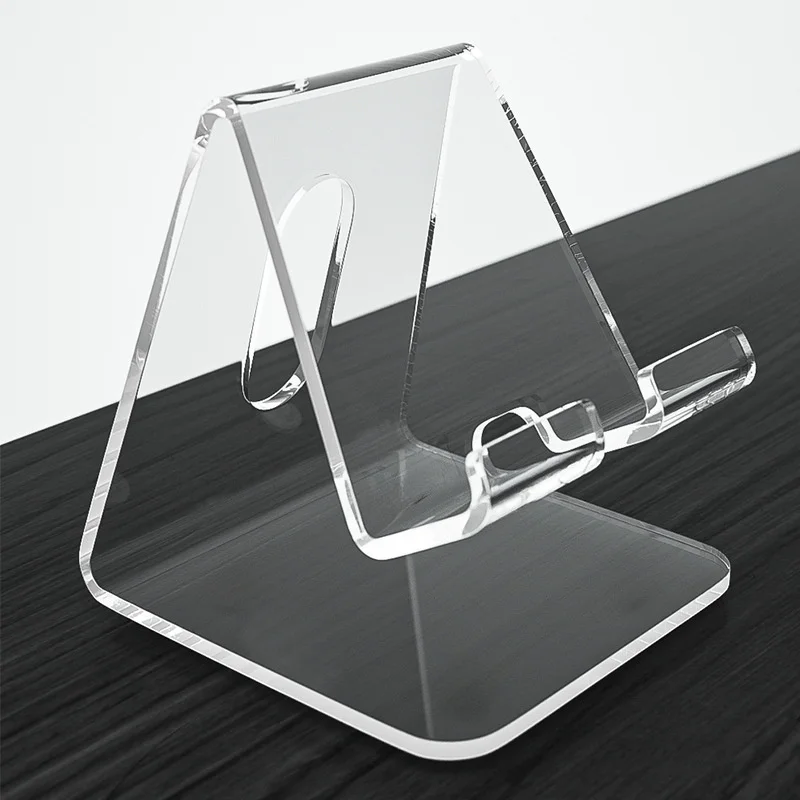 Support de téléphone en acrylique 1 pièce, support de téléphone Transparent, tous les Smartphones, b