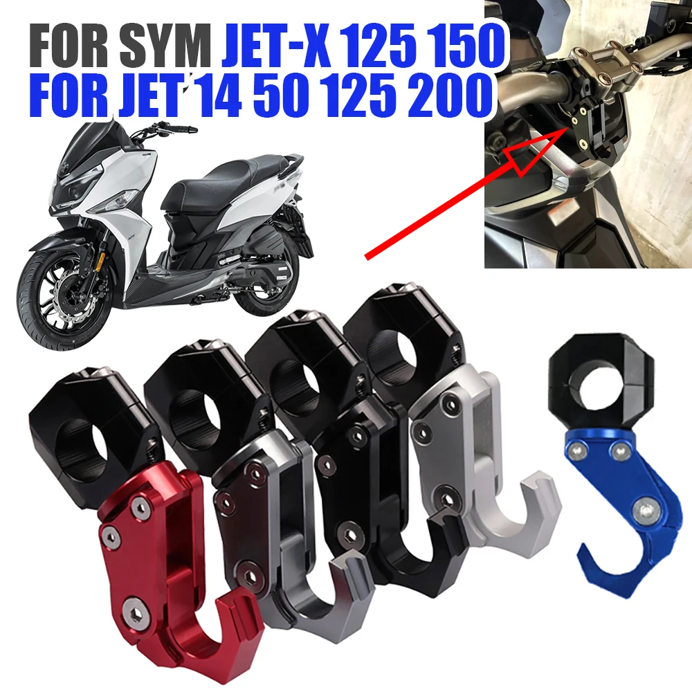 

Для SYM JET-X 125 150 X125 X150 JET 14 50 125 200 аксессуары для мотоциклов крючок для багажной сумки крючок-вешалка ручной держатель для шлема