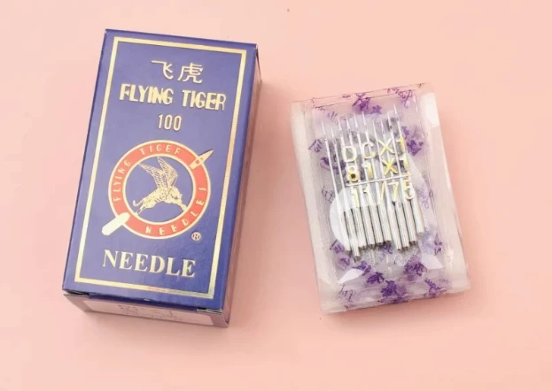 

500 шт. швейная игла «Летающий тигр» DCX1 81X1 65/9 70/10 75/11 80/12 90/14 100/16 110/18 для промышленной швейной машины