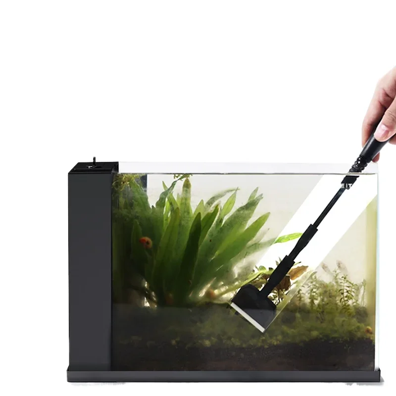 

Fish tank algae scraper brush cleaning inner wall tool