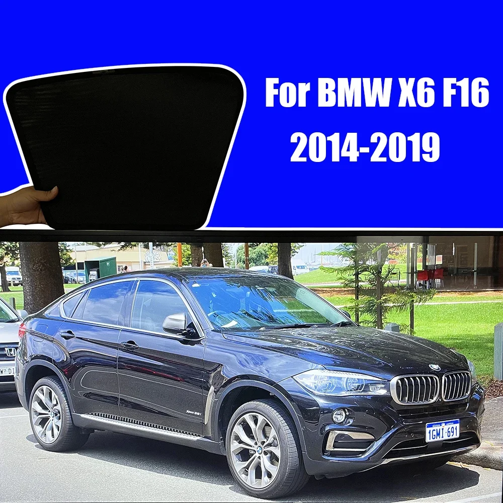 For BMW X6 F16 F86 2014-2019 Car Front Shield Window SunShade Windshield Rear Side Window Curtain Sun Shade Visor
