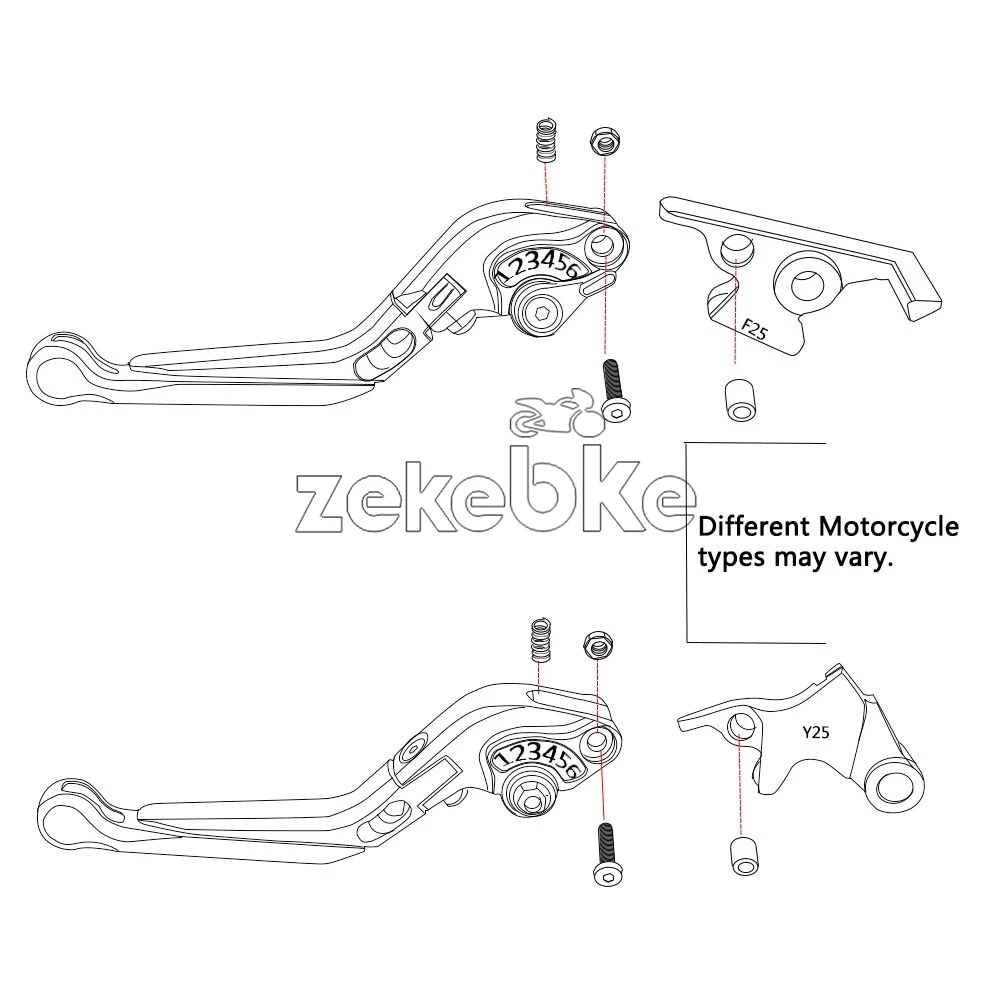 Motorcycle CNC Accessories Adjustable Brake Clutch Levers Handlebar Grip Ends FOR HONDA PCX 150 125 PCX150 PCX125 2018 2019 2020 - view 4