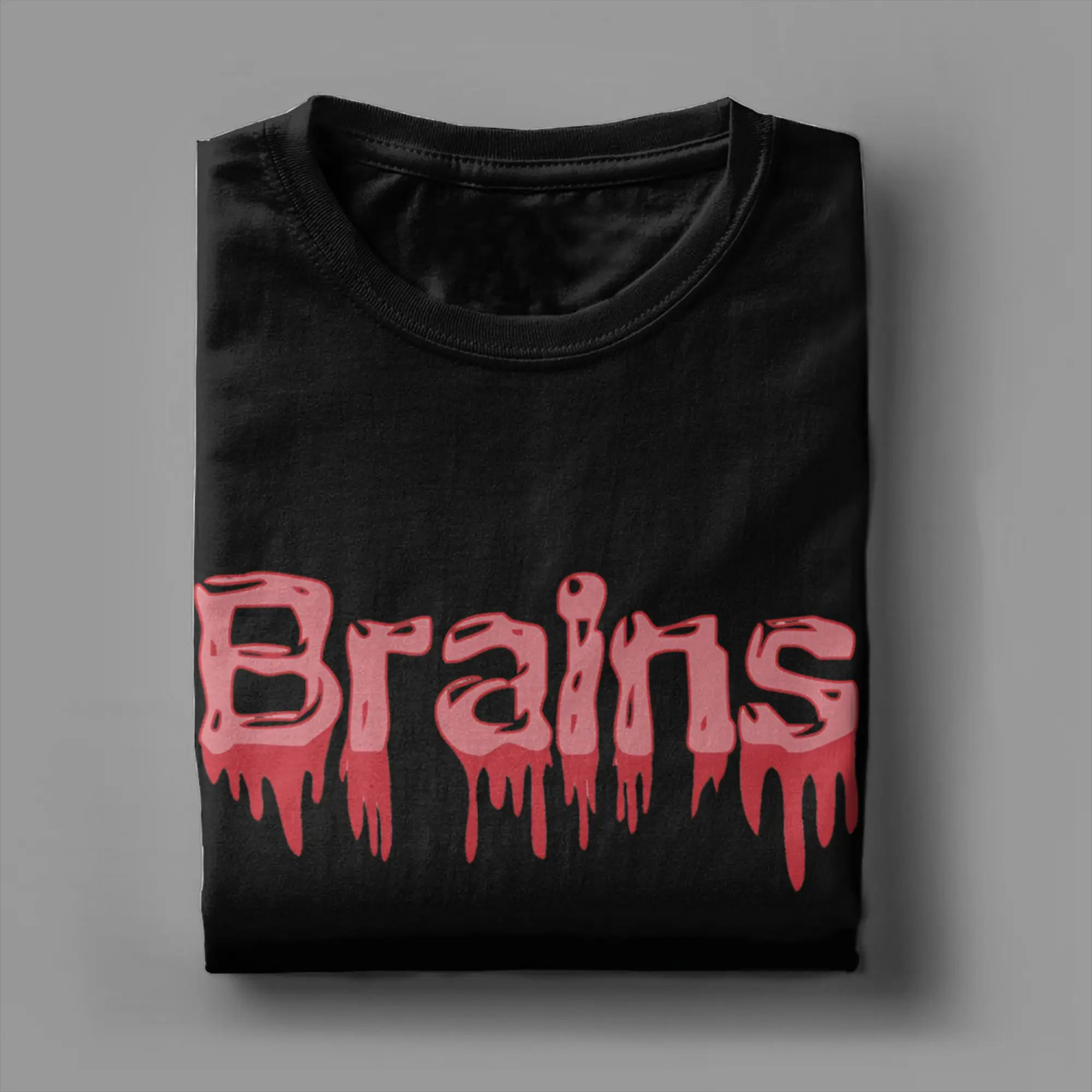 تي شيرت رجالي نباتات مقابل الكسالى العقول الجدة 100% قطن تي شيرت قصير الأكمام PVZ لعبة فيديو تي شيرت Crewneck البضائع المطبوعة #3