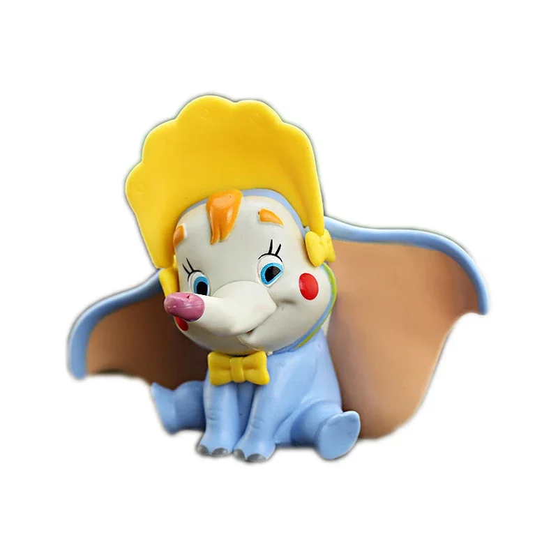 Disney Cartoon Anime Figures Dumbo Elephant 9CM Pvc Doll Model Decoration Toys Children Party Gifts Action Figure