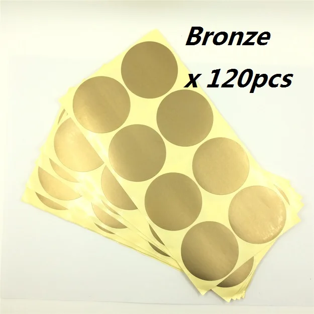 120pcs/lot 5cm dia Stickers Sticky Notes Cute Office Supplies Scrapbooking Gift Package Sealing Stickers for Cookie/Candy pack