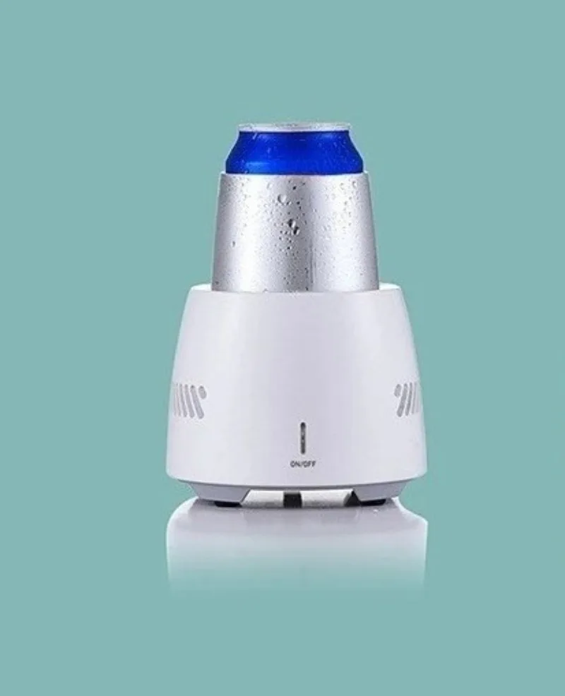 Instant Chill Electronic Cooling Cup Car & Desktop Dual Use Fast Cooler Portable Beverage Beer Chiller
