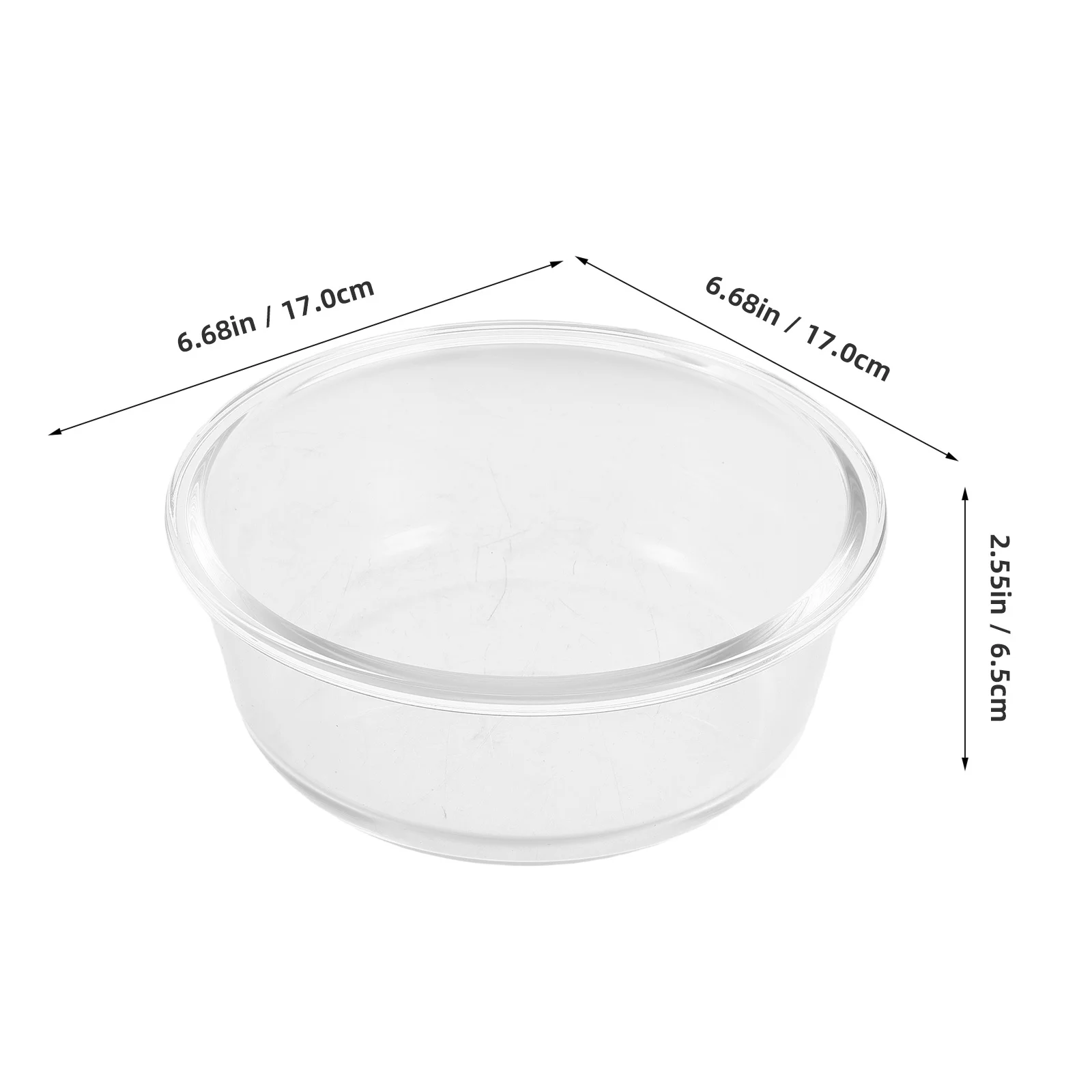 مقالي فطيرة زجاجية مقاومة لدرجات الحرارة العالية طبق خبز مستدير عميق 950 مللي مقلاة هوائية طبق خزفي حتى تدفئة أدوات خبز زجاجية #2
