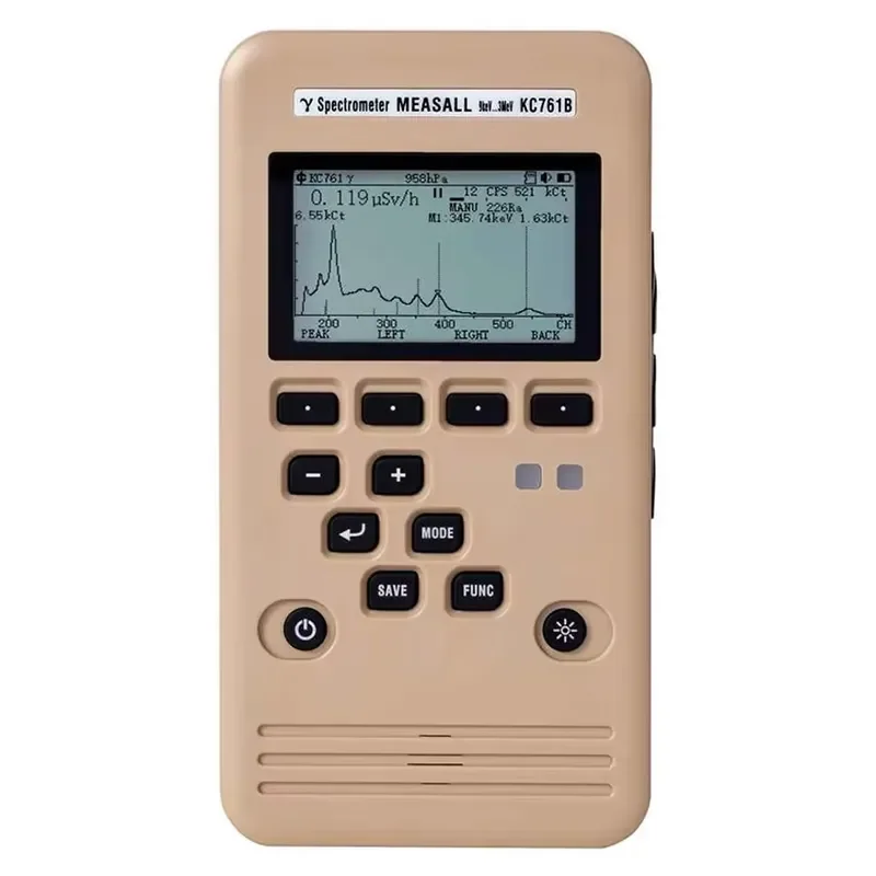 Brand For KC761B Spectrometer Handheld Energy Spectrum Nuclear Radiation Alarm Geiger Counter Radiation Detection