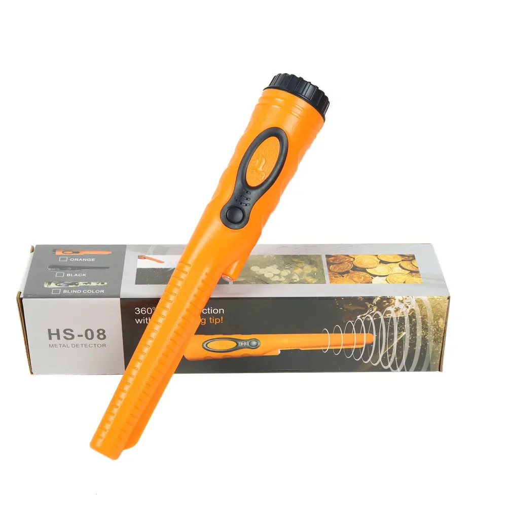 

Professional Metal Detector HS08 Powerful Waterproof Pin Pointer Three Detection Mode With LED Flashlight Better Than
