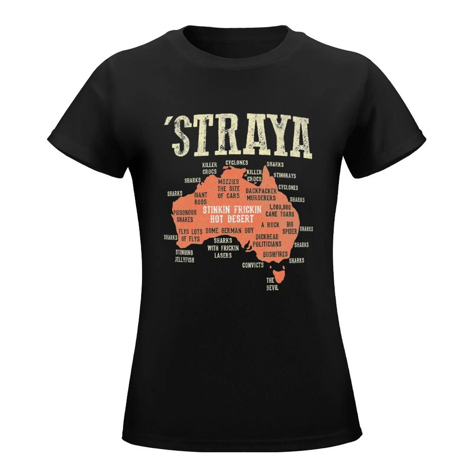 Vintage Aussie Day Straya Australia Map G_x27_day Mate Outback Essential T-Shirt customizeds animal prinfor Woman fashion