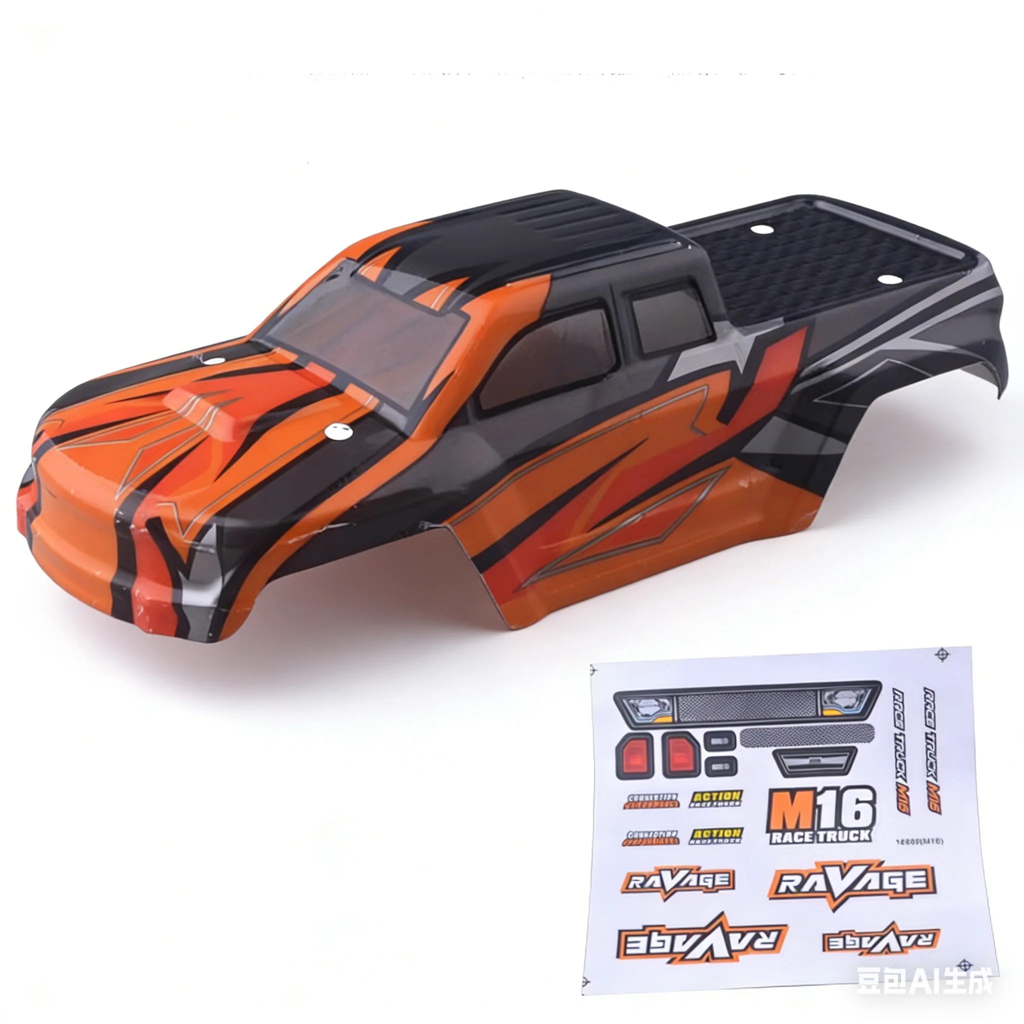 HBX 16889A 1/16 RC Off-Road Monster Truck Body Shell Original Fit High Toughness Modification Replacement Upgrade Parts