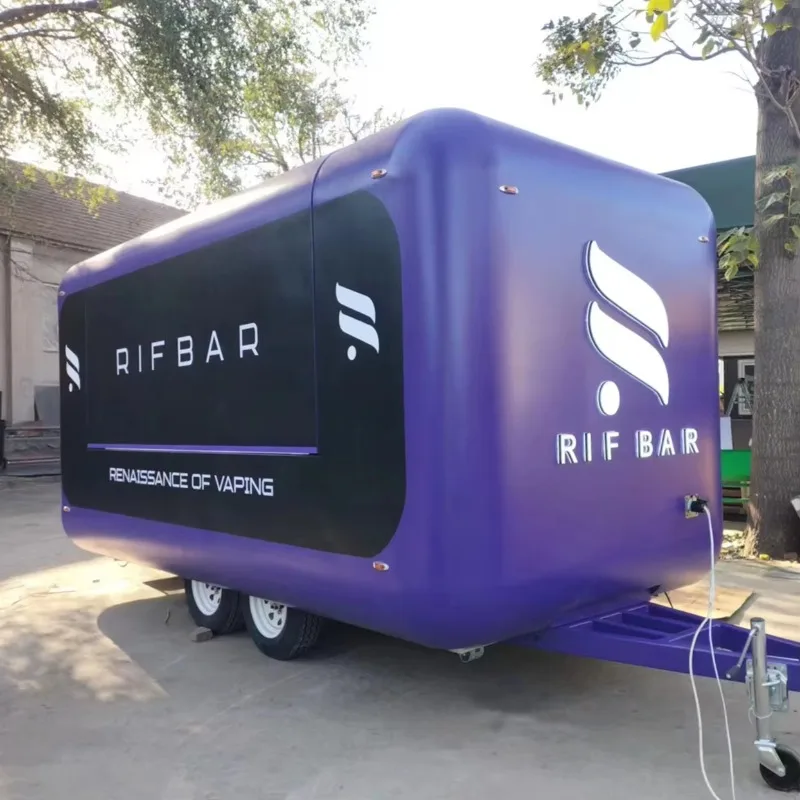 Customized Electric Mobile Multi-functional Commodity Wholesale Retail Food Snack Factory Direct Selling Boutique Trailer