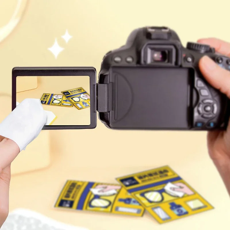 10/200 قطعة منصات تنظيف النظارات القابل للتصرف عالية الجودة Traceless التجفيف السريع مكافحة الضباب نظارات مناديل إزالة الغبار إزالة النفط