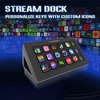 Visual Stream Deck Keyboard LCD Button 15 Keys Live Content Creation Controller for Windows MacOS Android iOS Smart Accessories