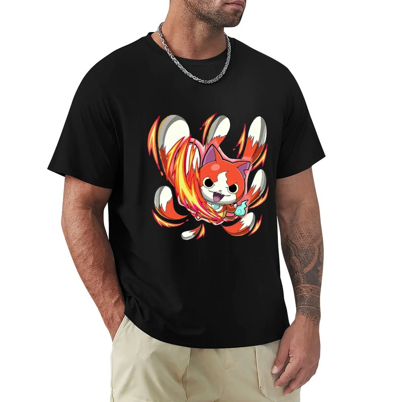 

yokai watch cute T-Shirt Casual Breathable Short Sleeve Top