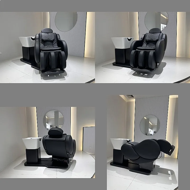 Electric Smart Massage Shampoo Bed Hair Salon Rotating Head Spa Ceramic Massage Bed
