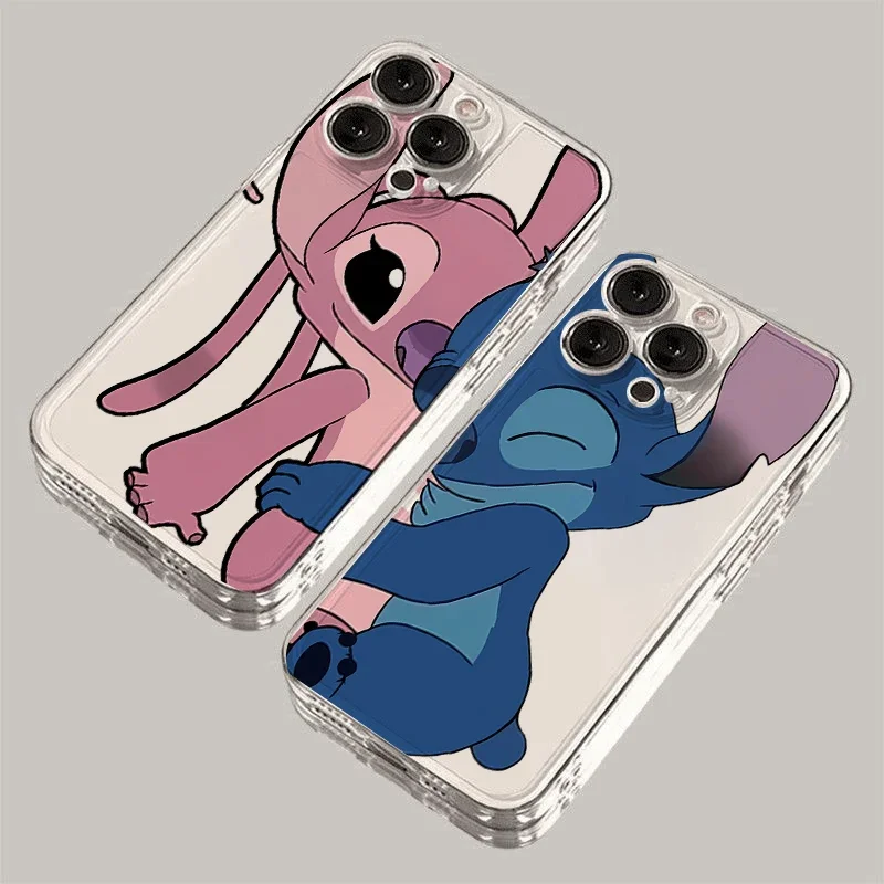 ケースシャオ mi Redmi 注 14 プロ 5 グラム 12 14 4 グラム 11 10 12 13 14 プロプラス 12S 11S 10S 13C 14C カバーかわいいステッチ天使のカップル