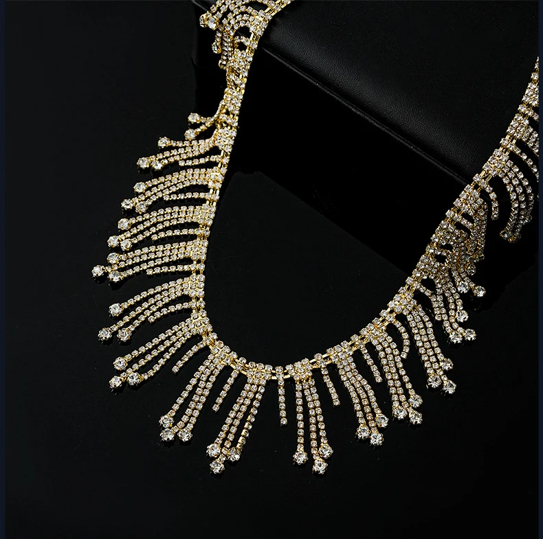 5 Yards Strass Kette Trim Unregelmäßige Quaste Kette Kristall Diamant Zubehör DIY Handwerk Geschenk Dekoration Diamant Metall Kette – Detail 5
