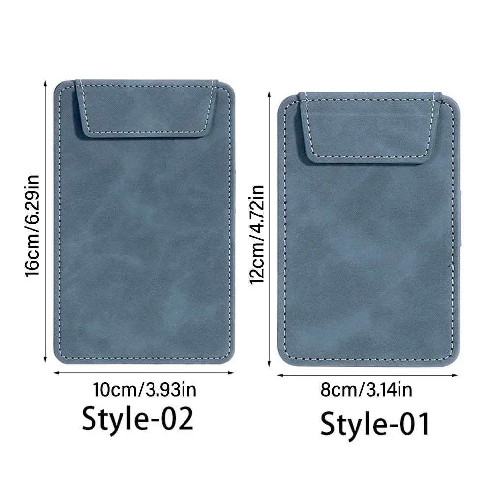 PU Leather Mini Magnetic Writing Clipboard Writing Pad Business File Folder Restaurant Menu Covers Document Filing Organizer