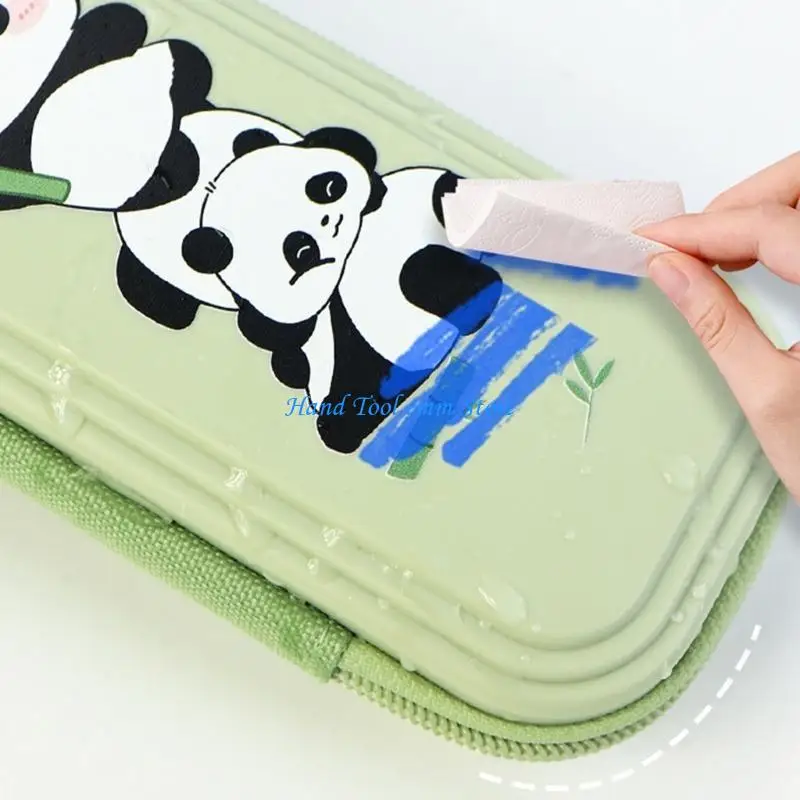 

H37F Pencil Box Pencil Bag Large Capacity Pen Case Cartoon Panda Pencil Case Pen Bag