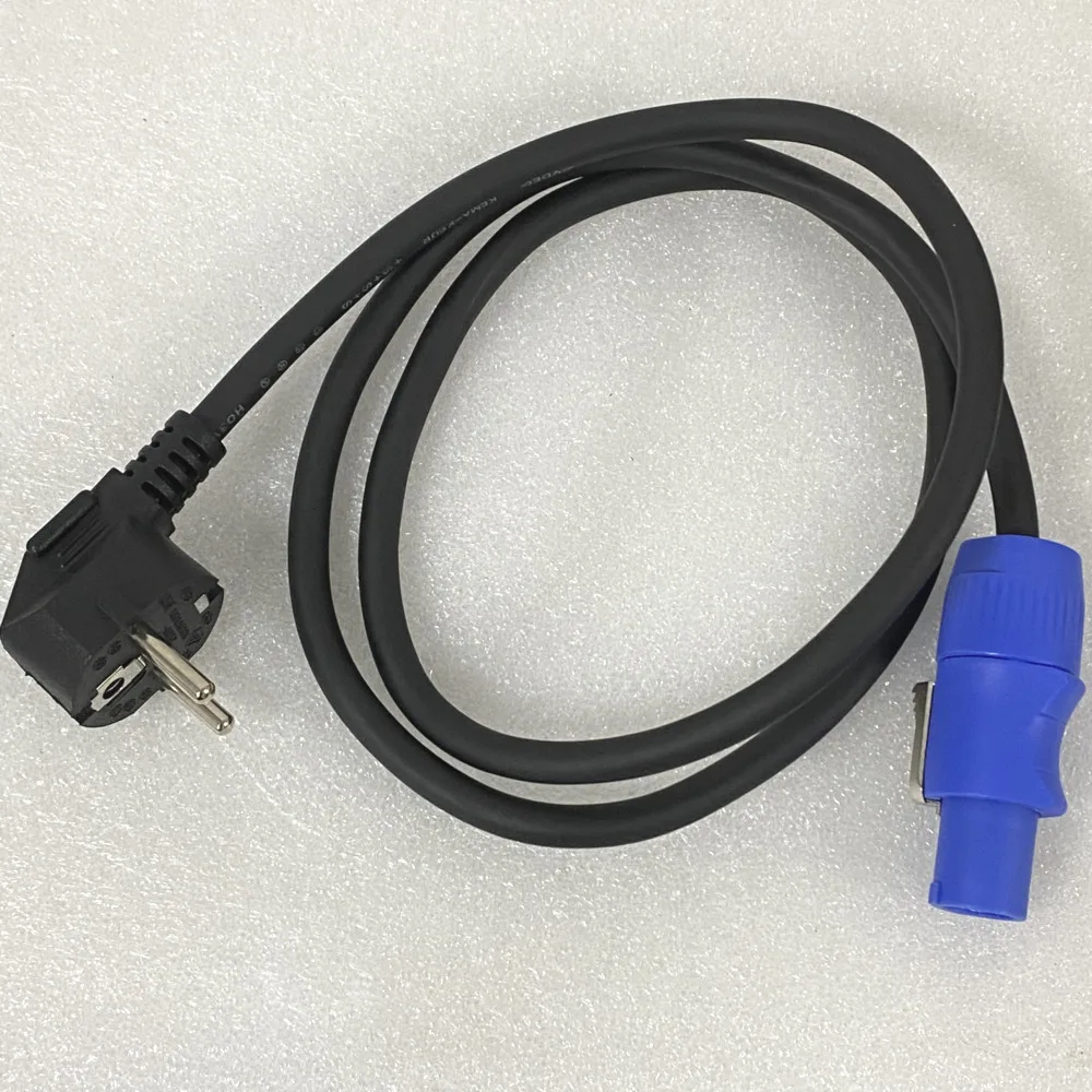 Stage Lighting Power Cable EU Plug PowerCON US/UK/AU 1Meter Power Cord For LED Moving Head Light DMX LED PAR Light Smoke Machine