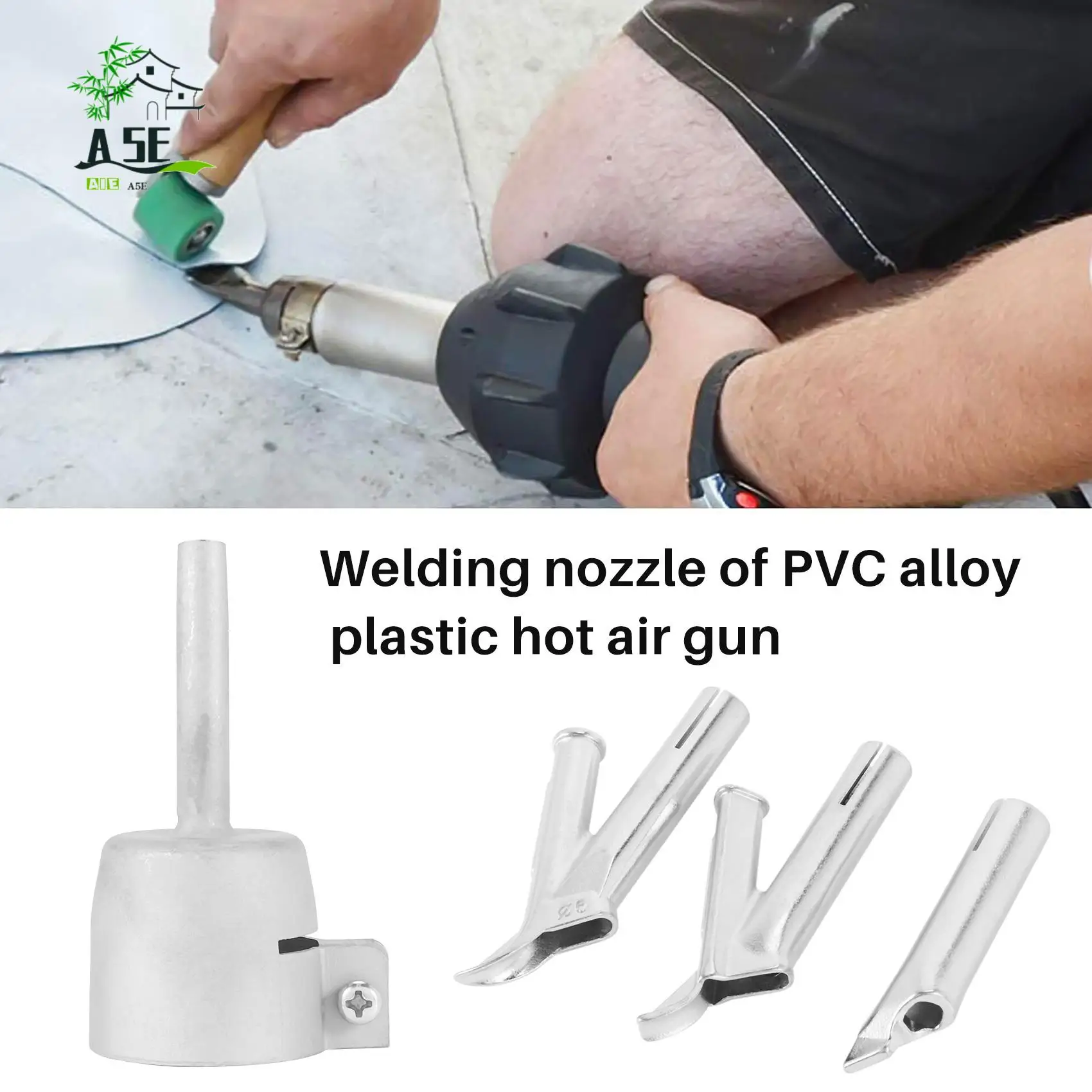 

A05E-4 Скоростные сварочные насадки для винила, ПВХ, пластика, вентилятора горячего воздуха, треугольная скорость, 5 мм, круглая сварочная головка, сплав Y-типа