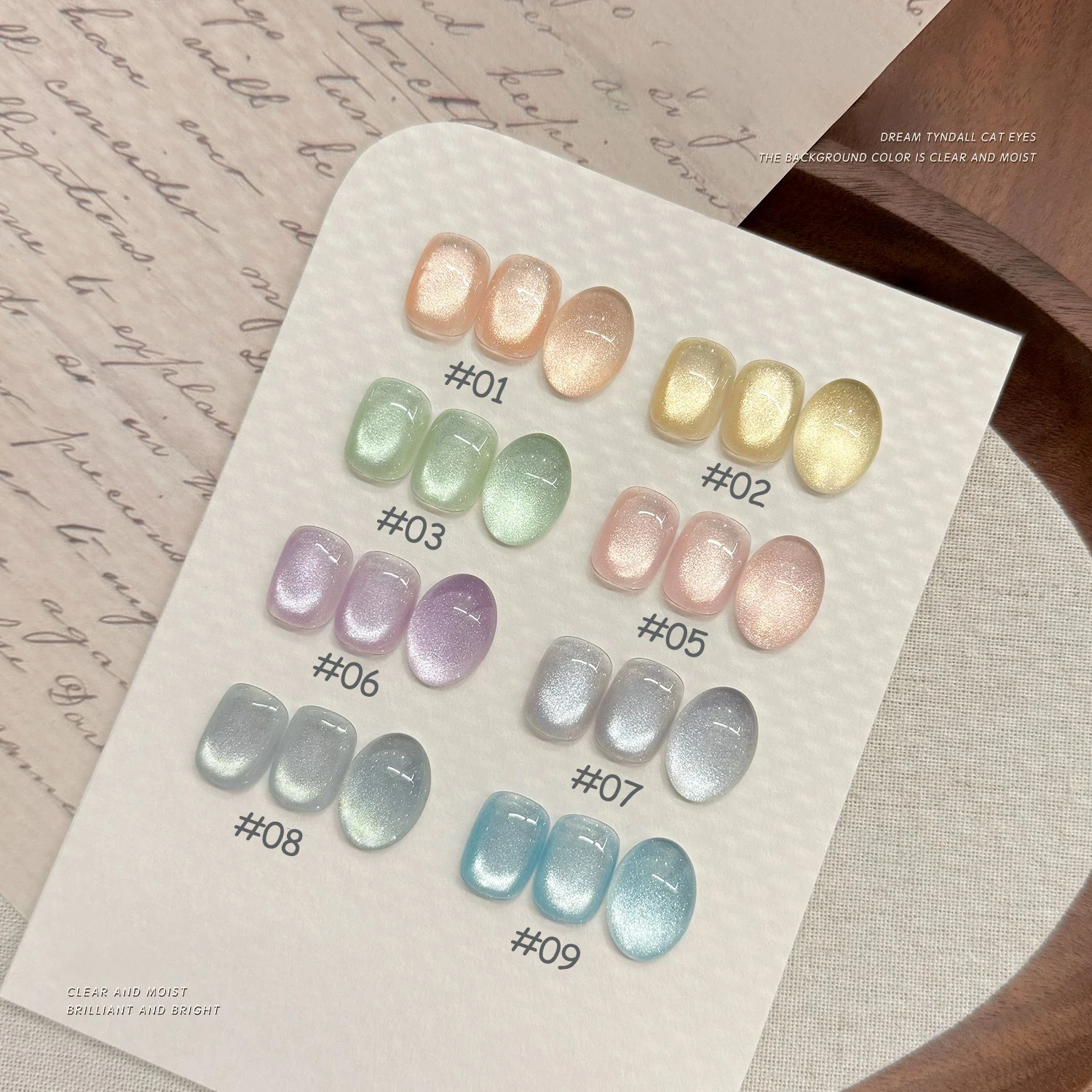 

1pcs SHAKA Spring Nail High-density Golden Blue Pink Green Glass Bead Cat Eye Gel Nail Polish 2026 Super Flash Whitening Popular