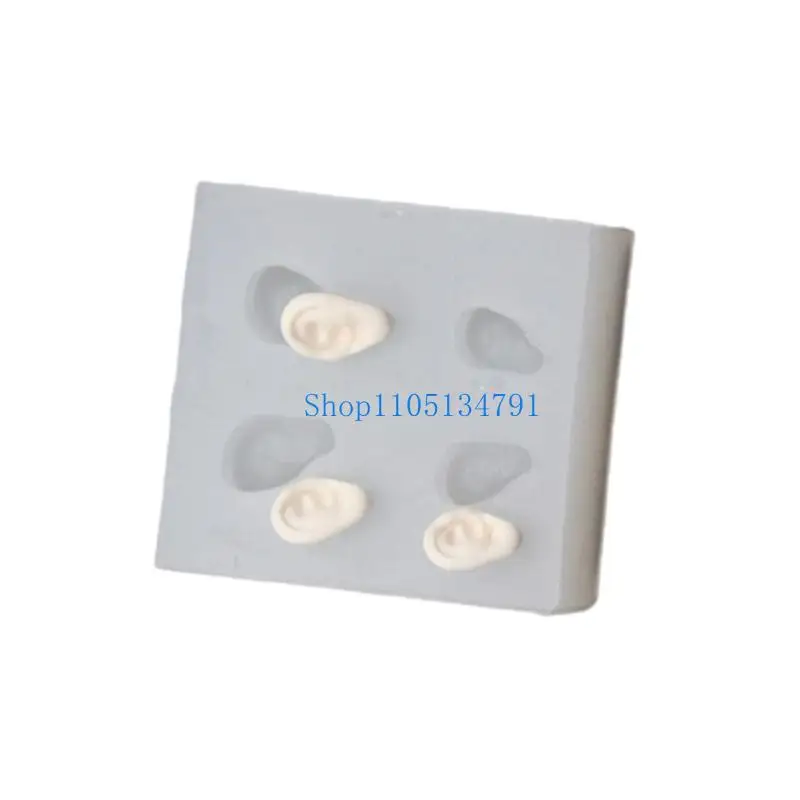 98km Universal Use Fondant Molds Delicate Ear ShapesDecor Crafting Versatile Silicone Mold for Your Cakes Cupcakes Dessert