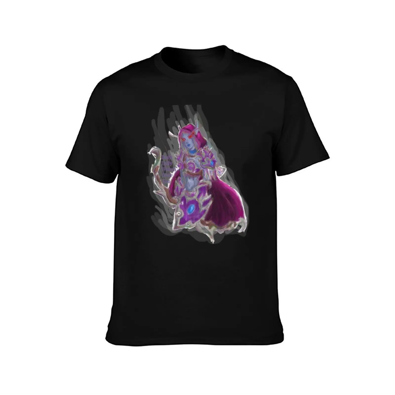 Dark lady watch over you T-Shirt Novelty Graphic Tee Shirt T-Shirt