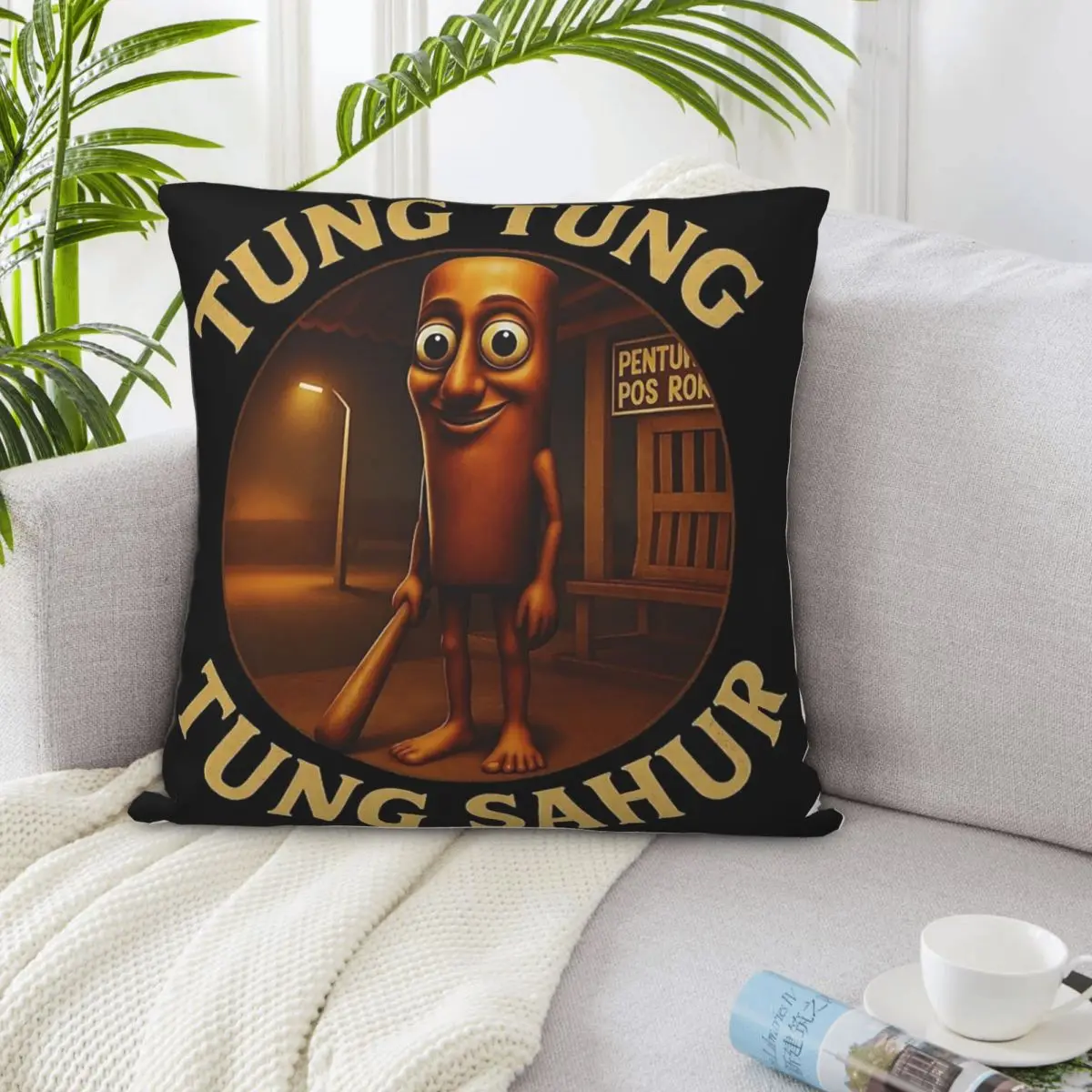 

Tung Tung Tung Sahur 002809 Декоративная наволочка Декоративные подушки Наволочка Dakimakura Наволочка