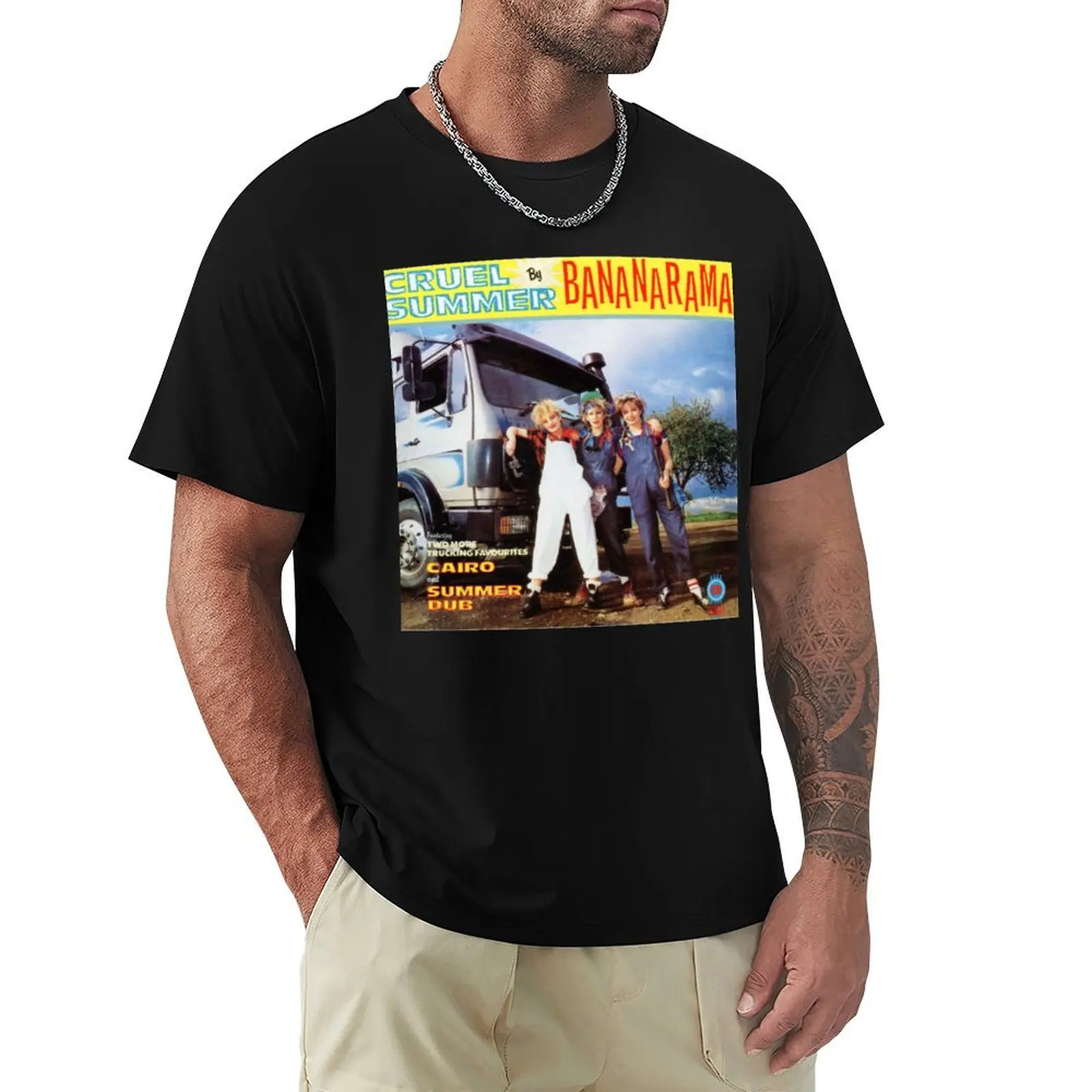 

Cruel-Summer-Bananarama-Retro--80s-Music-Band--Classic- T-Shirt oversizeds anime shirts graphic workout shirts for men