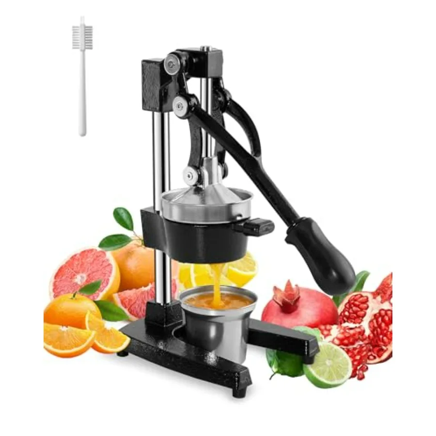 

Профессиональный ручной пресс для цитрусовых из нержавеющей стали с чашей, для лимонов, апельсинов и гранатов
