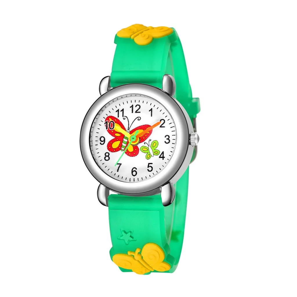 New Cute Cartoon Pattern Fashion Watch Children Kids Boys Quartz Analog Wristwatch Gift Watches Simple Clock Reloj NiñO 2024