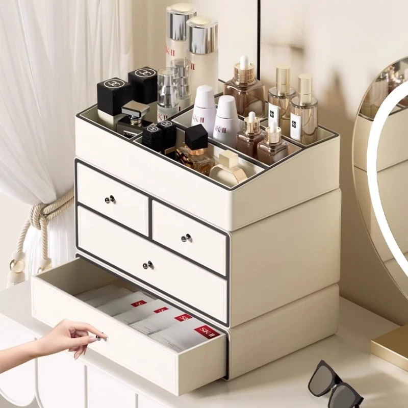 

German Cosmetics Storage Box 2025 New Desktop Dresser Shelf Skin Care Products Drawer Dustproof Premium Sense